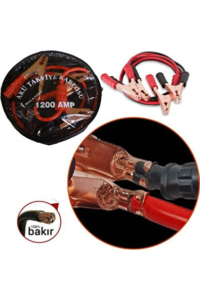 İsmiyle Al Akü Takviye Kablosu 1200 Amper (Taşıma Çantalı) (5047)