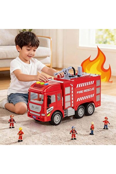 MLADEN لعبة شاحنة إطفاء للأطفال
