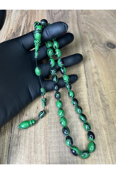 Mos Tespih سبحة فرنسية فاخرة مصنوعة يدويًا من الجالاليت