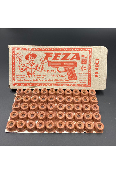 Köy Tohumları Nostalji Hediyelik Mantar Kapsul Kapsül Tabancası 50 Adet Manta...