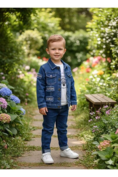 Terry Хлопчачий джинсовий піджак, джинсові штани, комплект
