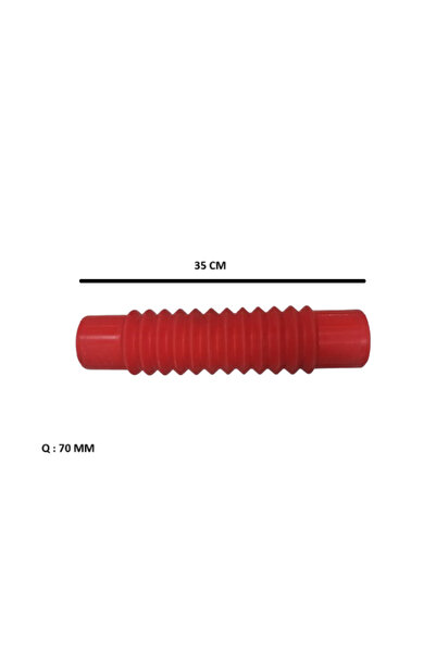 KÖRÜKLÜ HORTUM Q70X350 MM (SİLİKON )