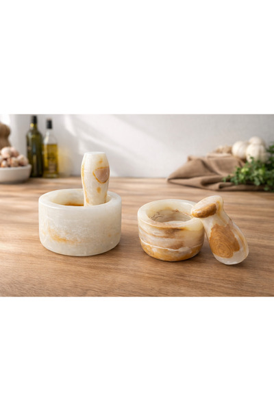 MARATON Havan Mermer Tokmak Set Premium Quality