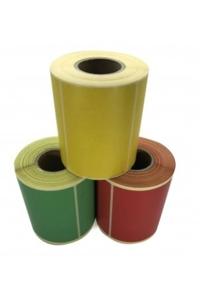 ofisturka RENKLİ TERMAL BARKOD ETİKETİ 150X100 200 ADET