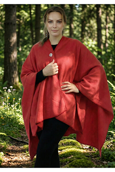 Exve Exclusive Red Plain Warm Anti-Pilling Soft Fleece Unisex Outdoor Camper ...