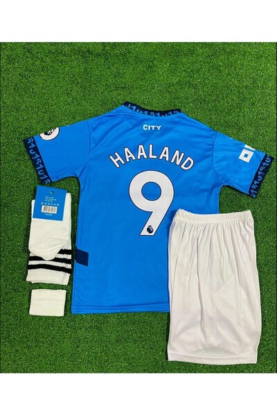 Alaturka Mix Manchester./.City 2024/25 #9 Erling Haaland Çocuk Iç Saha Çocuk ...