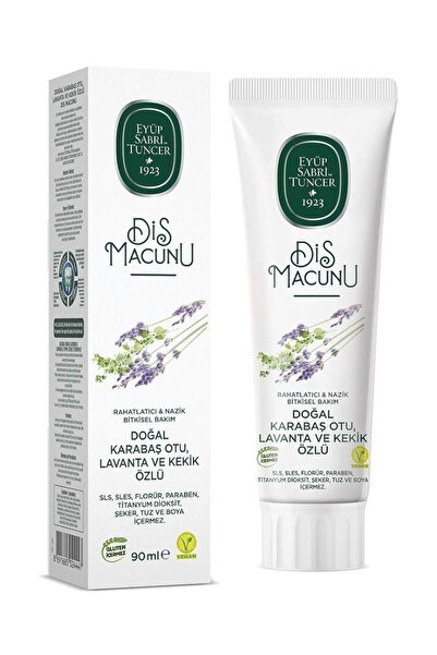 Eyüp Sabri Tuncer DİŞ MACUNU DOĞAL LAVANTA KEKİK ÖZLÜ PLAK TARTAR ÇÜRÜĞE KARŞI