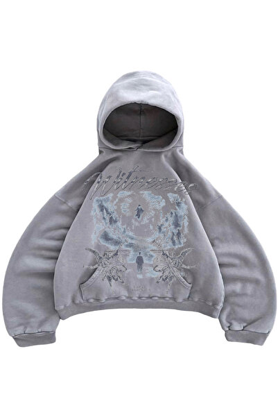 SLAY Boxy Fit Printed Hoodie - Premium Cotton Fleece 360 GSM