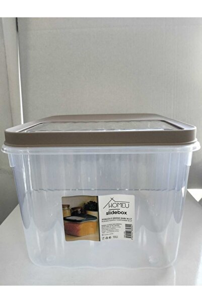 kurt41 16 Lt Sliding Lid Tablet Detergent Storage Box - Labeled Detergent Sto...