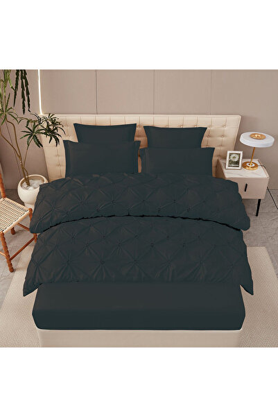 Pucioasa Bed linen with pleats for a double bed for 2 people Pucioasa, 4 piec...