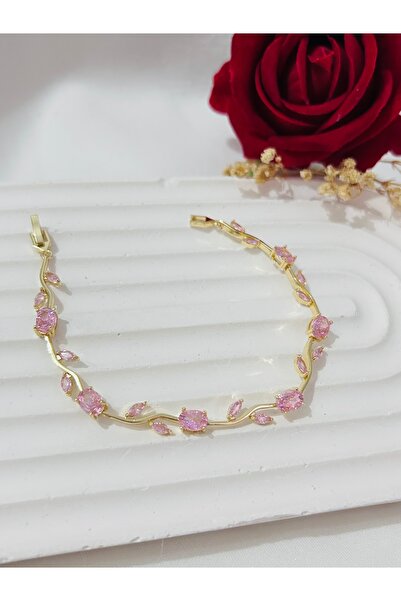 Roya Happiness TULİP GARDEN RENKLİ ZİRKON TAŞLI PİNTEREST BİLEKLİK KIZ ARKADA...