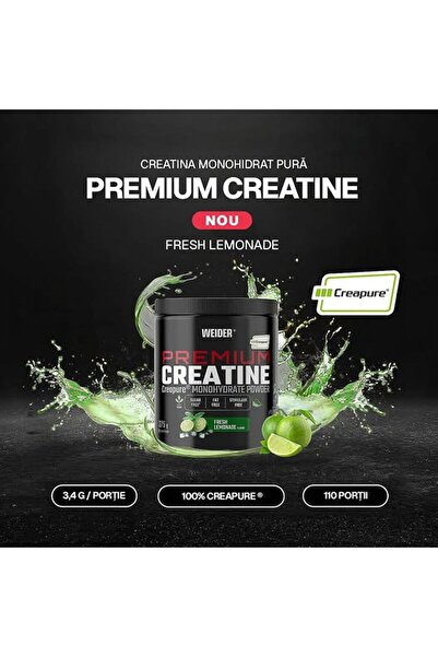 Weider Creatine Kreatin 375 Gr - 83 servis / FRESH LEMONADE