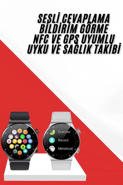 KaF KeF SHoPP VLK Akıllı Saat Arama Cevaplama Müzik Dinleme GPS Takibi VLK