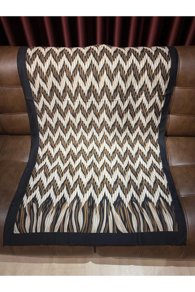 diorel Pulse Pattern Cotton Wool Shawl