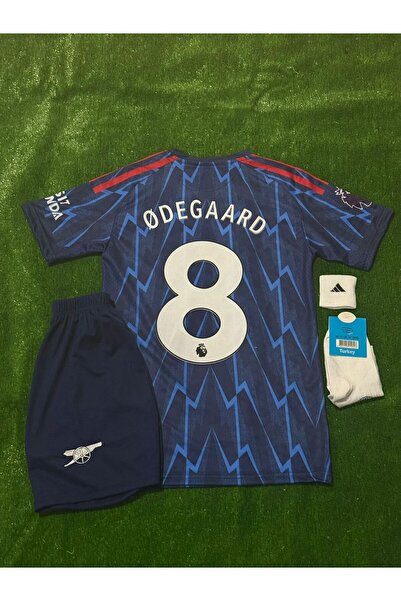 Lion Spor طقم قمصان أرسنال 2026 مارتن أوديغارد للموسم الجديد للأطفال باللون ا...