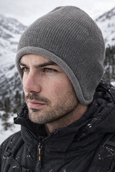 LAGRANZE Men's Arcticwarm Inner Fleece Ear Beanie