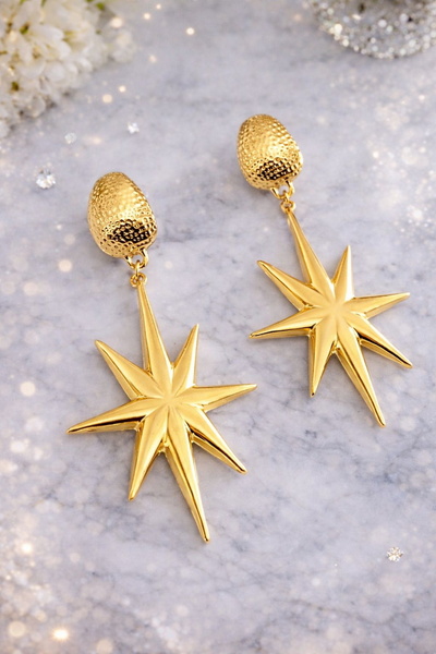 DEMOKAN Women's Earrings Vip Design Dangle Stary Earrings