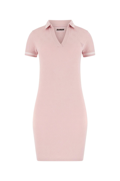 Guess Pepi 4g Stitch-Free Women Pink Dress V6Rk02Z4692-F6Zy