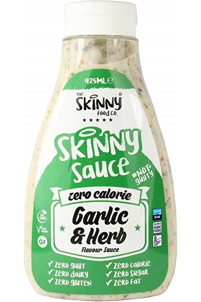 The Skinny Food Co. Skinny Food Garlic & Herb Sauce – Zero Calorie, Sugar-Fre...