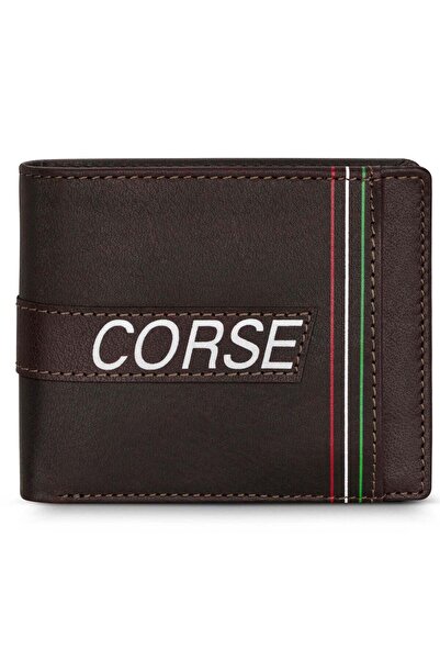 Ducati Corse Stile Brown Leather Wallet for Men