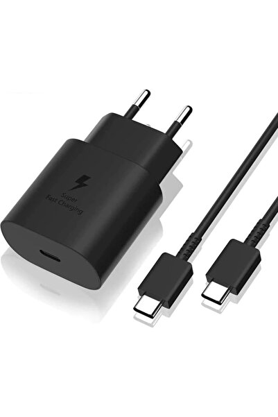 mobixom Samsung Tüm Modellere Uyumlu Süper Hızlı Şarj 25w Usb-c Şarj Seti