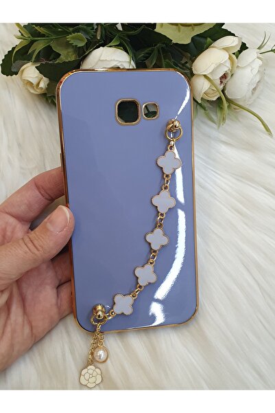 Aksesuarda Moda Samsung A7 2017 Compatible Clover Flower Pattern Handheld Las...