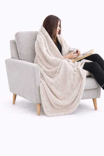 CASPARA Premium I Plush I Wellsoft I Tv Blanket 110X170 I Ultra-Soft I Unisex