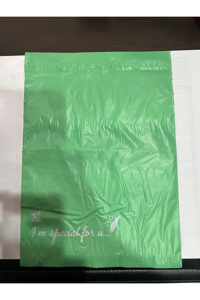 BİRİKİM AMBALAJ Cargo Bag 24X30+5 Pockets, Black Inside, Green Outside, 1000 Pieces
