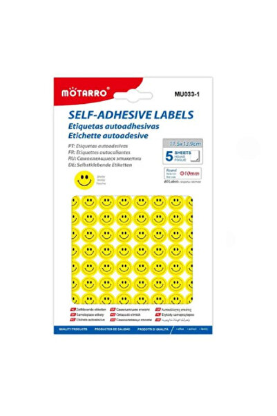 MOTARRO ملصقات لاصقة MU033-1، ملصقات وجه مبتسم للأطفال، للمشاريع المدرسية وال...