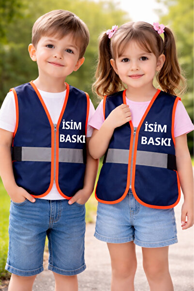 Teknik Children's Activity Vest with Zipper and Reflectors (Name Printing Is ...