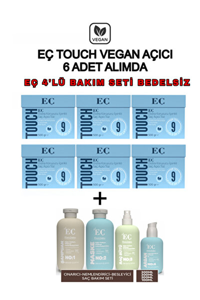 emrah çalışkan EÇ TOUCH VEGAN AÇICI 6 ADET / EÇ 4’LÜ BAKIM SETİ BEDELSİZ