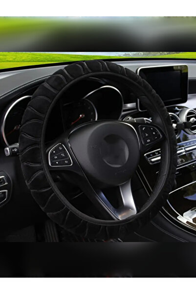 Clear Pink Peluş Direksiyon Kılıfı Kaymaz,Sıcak Tutar