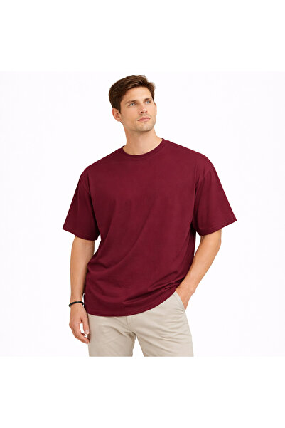 Cottonseed Men’s Oversized Combed Cotton Knitted T-Shirt