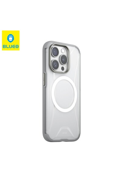 BLUEO حافظة Mr. Gorilla iPhone 15 Pro متوافقة مع MagSafe وحواف ملونة وواقية ل...