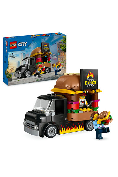 LEGO Hngds City Camion de Hamburgeri 60404 - Set de Construcție cu 194 de Pie...