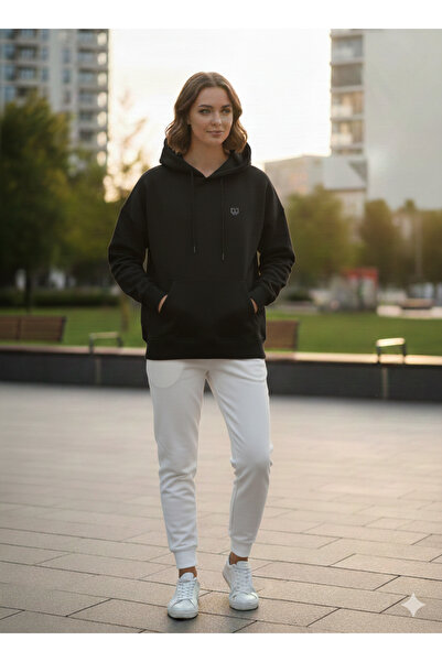 Duss Three-Thread Thick Soft Hoodie Sweatshirt