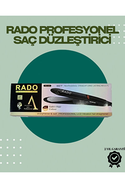 shopwave MSD Rado RD-446 - سيراميك التيتانيوم، كابل 2.5 متر، مكواة شعر سريعة ...