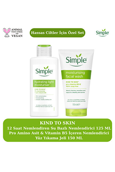 Simple Kind To Skin Hassas Ciltler İçin Su Bazlı Nemlendirici 125ML & Nemlend...