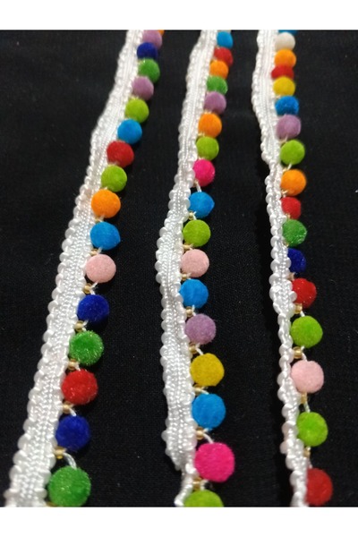 ULUPAMİR شريط زخرفي صغير ملون على شكل كرة