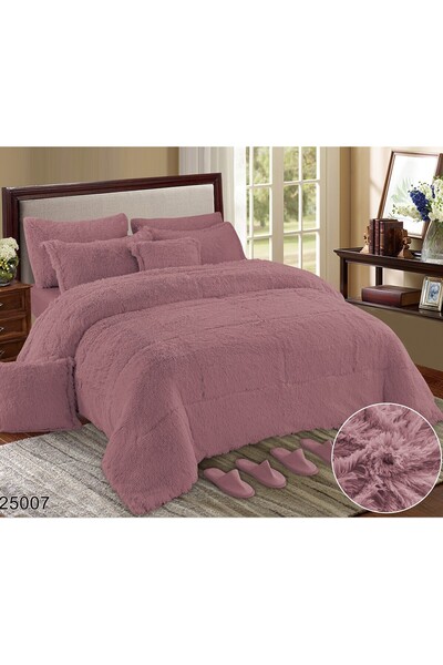 alzawia مفرش نفرين حديثا فرو شعر ١٠ قطعة