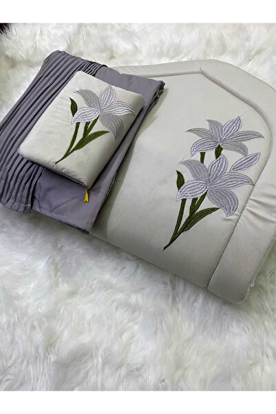 aram Prayer set consisting of an embroidered padded sponge rug and a prayer s...