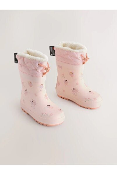 Next Baby Peri Pembesi Karakterli Thinsulate Astarlı Manşetli Yağmur Çizmesi