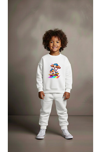 playwear Φούτερ ομάδας KAY KAY DOG v1 με στάμπα για κορίτσια και αγόρια, με λ...