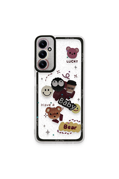 NewFace Samsung galaxy a05s case sweet patterned silicone cover - yellow