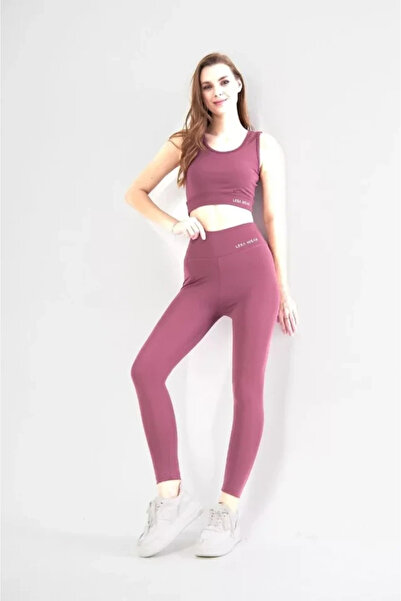 nedo7 Diving Cropped Tights Set - Purple