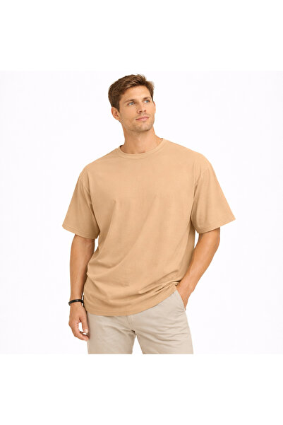 Cottonseed Men’s Oversized Combed Cotton Knitted T-Shirt