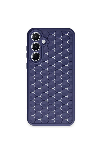 NewFace Samsung Galaxy A35 5g Case Honeycomb Silicone Cover - Navy Blue