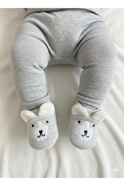 Numix Baby Kids Bebek Triko Patik, Organik Astar, Kaydırmaz Taban, İlk adım P...