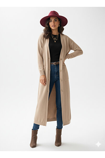 BEAUTY WOMEN Italian - Premium Touch Salaş Örme Hırka