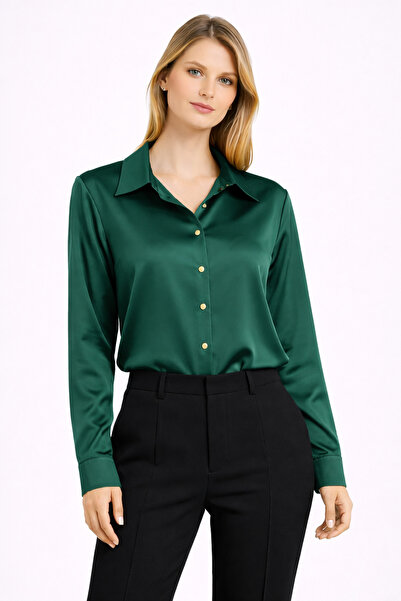 NAR ÇİÇEĞİ GİYİM Saten Gömlek